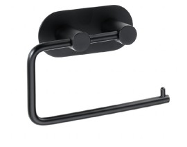 BEMETA EASY Držák toaletního papíru, 145x100x42 mm, nerez, barva černá    163112020