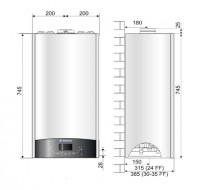 ARISTON GENUS ONE+ SYSTEM 24 kondenzační kotel průtokový, plynový, kombinovaný   3302514