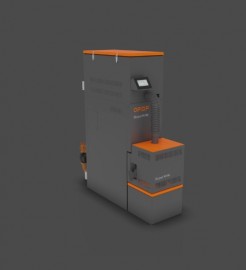 OPOP Peletový kotel BIOPEL MINI TOWER PLUS CA SET 30 kW / V9, na 60 kg pelet   33030CA