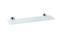 BEMETA CIRCUM polička skleněná 520×52×136 mm, stříbrná   168102042