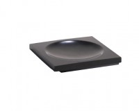 BEMETA GAMMA mýdlenka na postavení 95x15x95 mm, polyresin černý   145608310