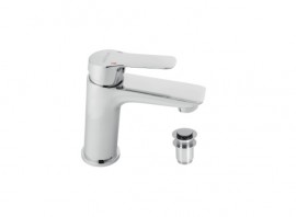 NOVASERVIS METALIA 54 ECO baterie umyvadlová stojánková, výška 155 mm, s výpustí, chrom   54002,0