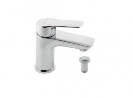 NOVASERVIS METALIA 54  baterie umyvadlová stojánková, výška 132 mm, s výpustí, chrom   54003,0