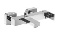 HERZ SQ Baterie vanová nástěnná q30, chrom   UH00360