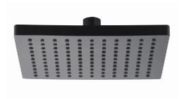 HERZ SQ Sprcha hlavová 200x200 mm, černá   UH12112B