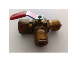 Kohout WATTS trojcestný k manometru 1/2" VODA, TK2112L
