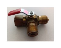 Kohout WATTS trojcestný k manometru 1/2" VODA, TK2112L