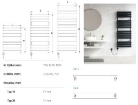 KORADO KORATHERM otopné těleso AQUAPANEL-ERA 1510/750, barevný RAL   K20A151075-00A99
