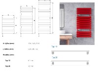 KORADO KORATHERM otopné těleso AQUAPANEL-E 1510/750, barevný RAL   K20A151075-00E99