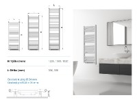 KORADO KORALUX koupelnové těleso Linear Comfort B-ER KLT 1820.600, bílá   KLT-182060-00B10