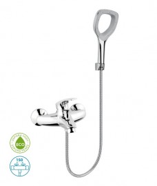 NOVASERVIS METALIA ECO+ baterie vanová nástěnná, s příslušenstvím, chrom   57020,0E
