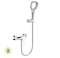 NOVASERVIS METALIA ECO+ baterie sprchová nástěnná, s příslušenstvím, spodní vývod, chrom   57060,0E