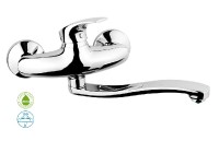 NOVASERVIS METALIA ECO+ baterie umyvadlo/dřez nástěnná, chrom   57070,0E