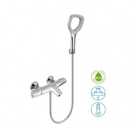 NOVASERVIS METALIA ECO+ baterie vanová nástěnná, termostatická, s příslušenstvím, chrom   57921,0E