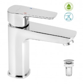 NOVASERVIS METALIA 58 ECO baterie umyvadlová stojánková, s výpustí, chrom   58003,0