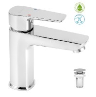 NOVASERVIS METALIA 58 ECO baterie umyvadlová stojánková, s výpustí, chrom   58003,0