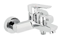 NOVASERVIS METALIA 58 baterie vanová nástěnná, bez příslušenství, spodní vývod, chrom   58020/1,0