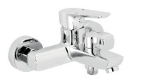 NOVASERVIS METALIA 58 baterie vanová nástěnná, bez příslušenství, spodní vývod, chrom   58020/1,0