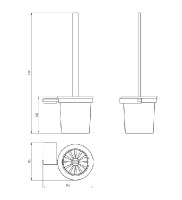 NOVASERVIS METALIA 9 WC souprava, sklo/chrom   0933,0