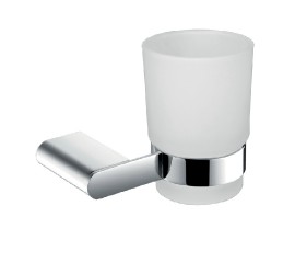 NOVASERVIS TITANIA NATY Chrom držák kartáčků, sklo/chrom   66606,0