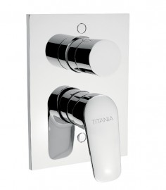 NOVASERVIS TITANIA PURE baterie vanová/sprchová podomítková, 2 vývody, chrom   90350R,0