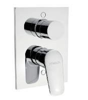 NOVASERVIS TITANIA PURE baterie vanová/sprchová podomítková, 2 vývody, chrom   90350R,0