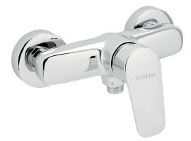 NOVASERVIS TITANIA PURE baterie sprchová nástěnná, bez příslušenství, chrom   90361/1,0