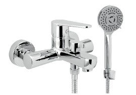 NOVASERVIS TITANIA Fresh ECO baterie vanová nástěnná, s příslušenstvím,  chrom   96021,0E