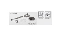 MKW sedátko Dario Slim SC, kovový úchyt, SlowClose, bílá   S795V011