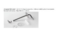 MKW sedátko Universal WH metal, uchycení kovové, bílé   S470T031