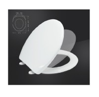 MKW sedátko Universal trend, uchycení kov+plast, bílé   S470V026