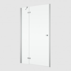 RONAL ANNEA AN13 jednokřídlé dveře+pevná stěna 750-1200 mm,panty vlevo,aluchrom,čiré   AN13GSM15007