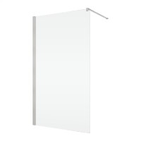 RONAL ANNEA ANT1 boční stěna v 90° 700 mm, stabilizační vzpěra, aluchrom, čiré   ANT107005007