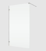 RONAL ANNEA ANTW1 boční stěna v 90° 300-1200,L-kování,stabilizační vzpěra,aluchrom,čiré ANTW1SM15007