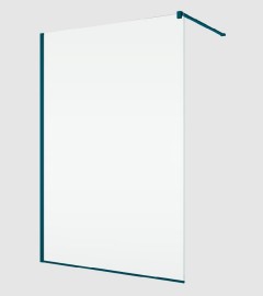 RONAL WALK-IN EASY STR4P One Color pevná stěna samostatná 1600mm, BluOceano,čiré   STR4P1606307