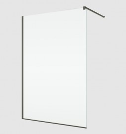 RONAL WALK-IN EASY STR4P One Color pevná stěna samostatná 800mm, GrigioArdesia,čiré   STR4P0806207