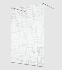 RONAL WALK-IN EASY STR4P Mřížka pevná stěna samostatná 1200mm, aluchrom,mřížka   STR4P1205061