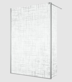 RONAL BTE2 krátká otočná stěna v 90° pro STR4P š.420mm, aluchrom,mřížka   BTE204205061