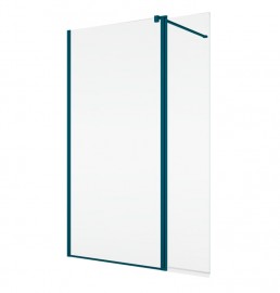 RONAL BTE3 krátká otočná stěna ve 180° pro STR4P š.406mm, BluOceano,čiré   BTE304206307