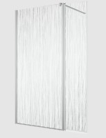 RONAL BTE3 krátká otočná stěna ve 180° pro STR4P š.406mm, aluchrom,linie   BTE304205067