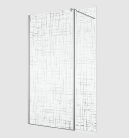 RONAL BTE3 krátká otočná stěna ve 180° pro STR4P š.406mm, aluchrom,mřížka   BTE304205061