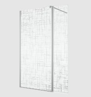 RONAL BTE3 krátká otočná stěna ve 180° pro STR4P š.406mm, aluchrom,mřížka   BTE304205061