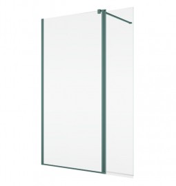 RONAL BTE3 krátká otočná stěna ve 180° pro STR4P š.406mm, Salvia,čiré   BTE304206407