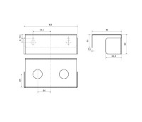 BEMETA LIVING držák pro dávkovač mýdla, dvojitý, černá   101519020