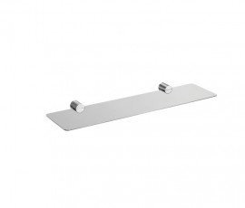 BEMETA BRILIA polička 450x25x130 mm, stříbrná lesk  177204022