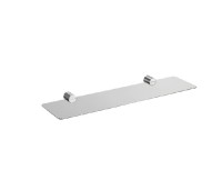 BEMETA BRILIA polička 450x25x130 mm, stříbrná lesk  177204022