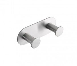 BEMETA EASY háček dvojitý, nerez, stříbrná mat  163106375