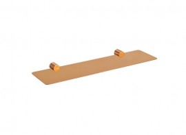BEMETA GLACERA polička 450x25x130 mm, měděná lesk  175204022