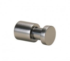 BEMETA GRAPHIT háček jednoduchý, mosaz, metalická šedá mat  156506092