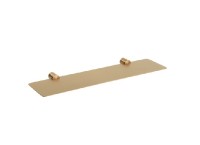 BEMETA ZYRA polička 450x25x130 mm, zlatá light mat  174204022